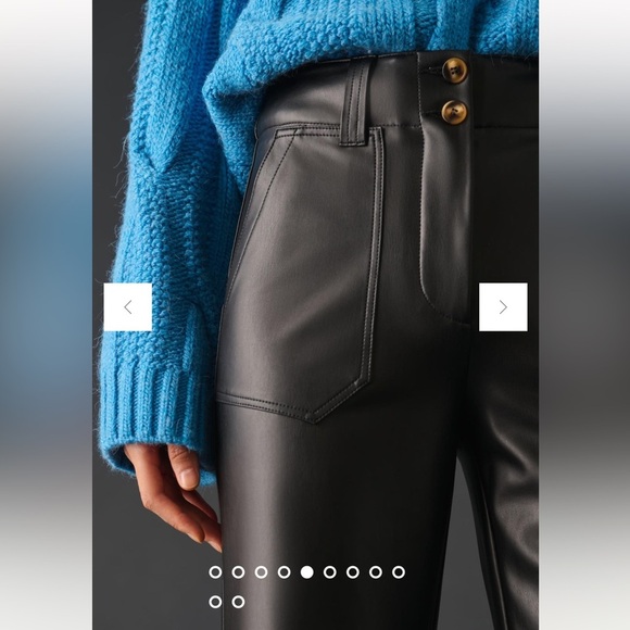 Maeve AnthropologieThe Naomi Wide-Leg Flare Pants size 12 - Picture 6 of 15